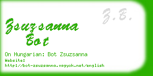 zsuzsanna bot business card